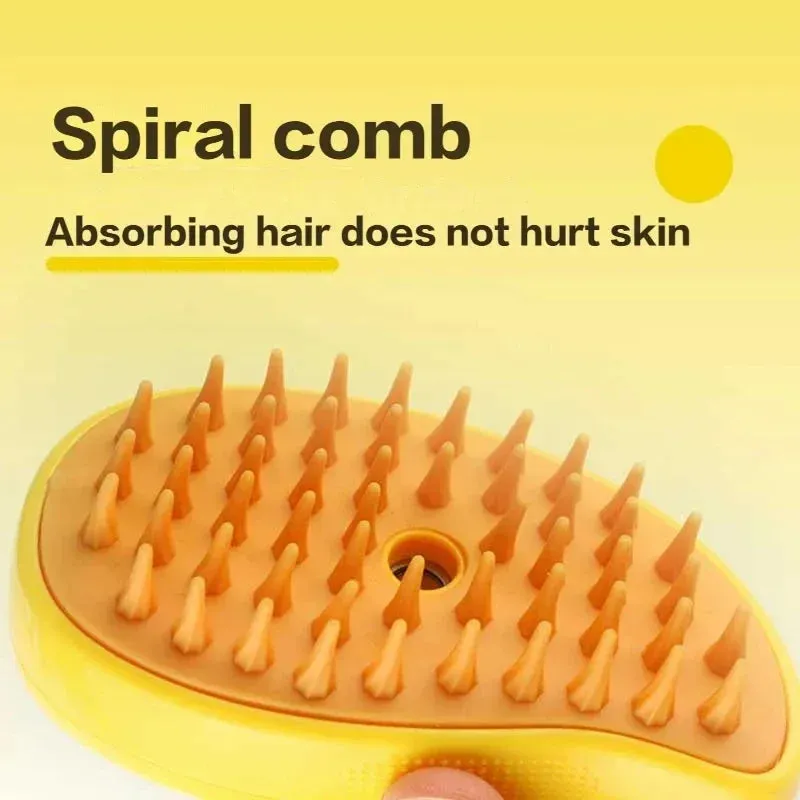 3 in 1 Electric Spray Cat Steamy Hair Brushes for Massage Pet Hair Removal Grooming Comb