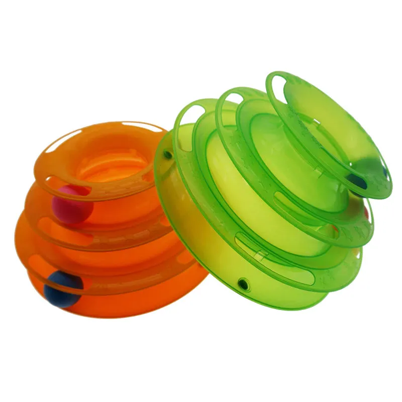 3 Layer Disk Cat Intelligence Toy
