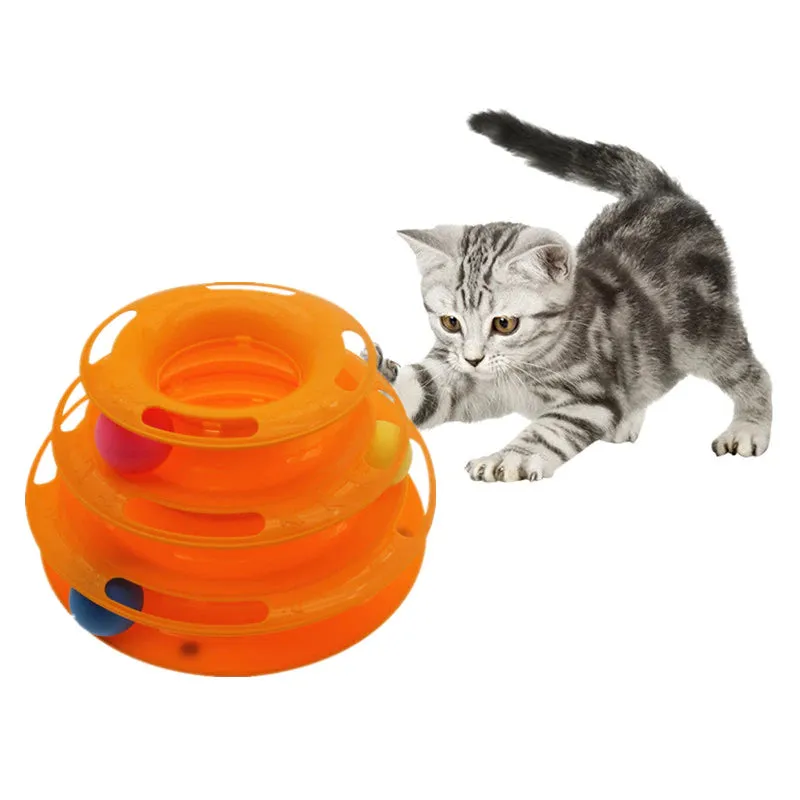 3 Layer Disk Cat Intelligence Toy