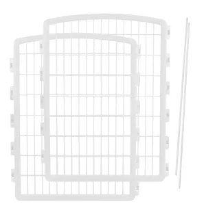 34'' Pen Playpen 2 Panel Add-On, White
