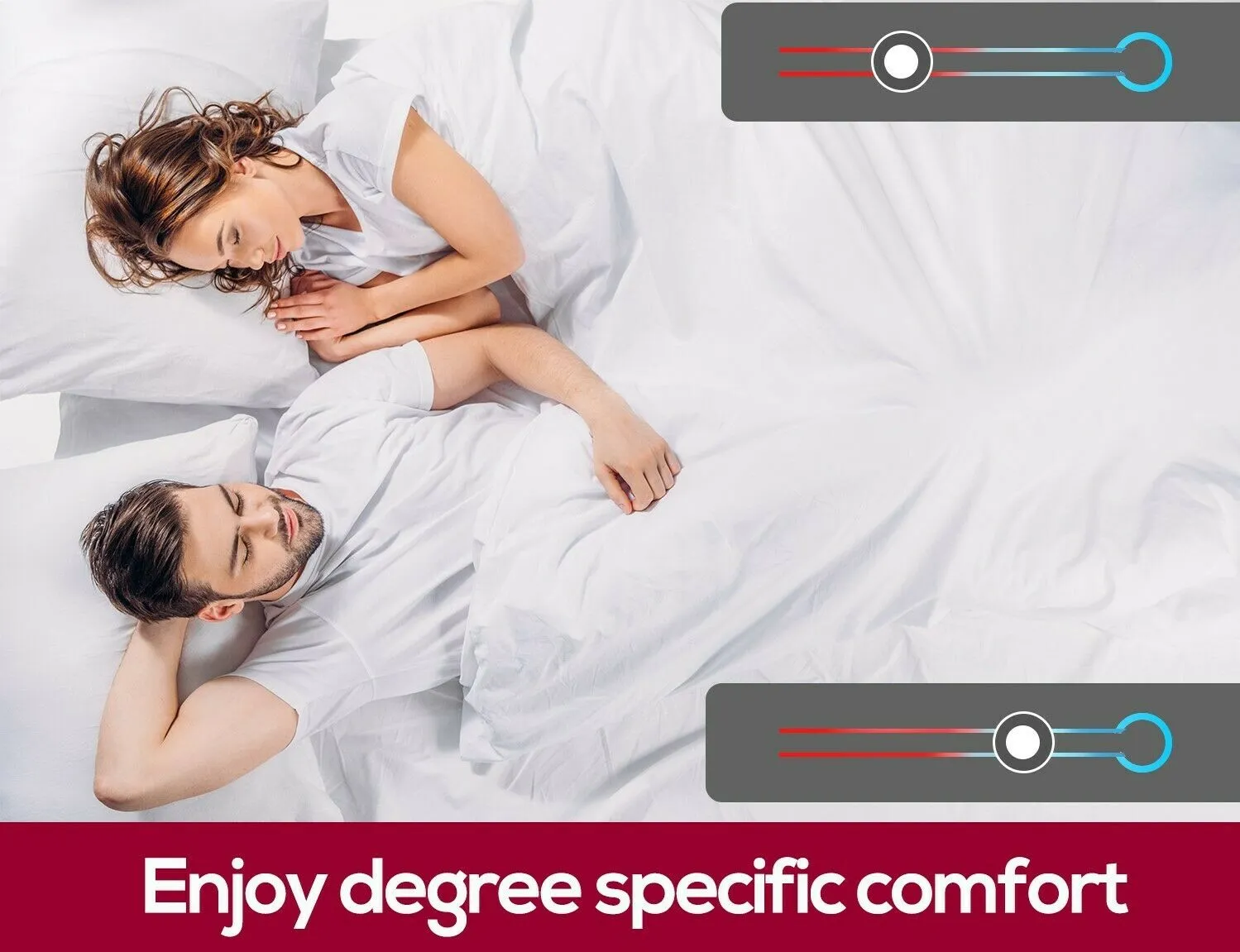 450 GSM Fleecy Electric Blanket Heated Warm Winter Fitted Single Size