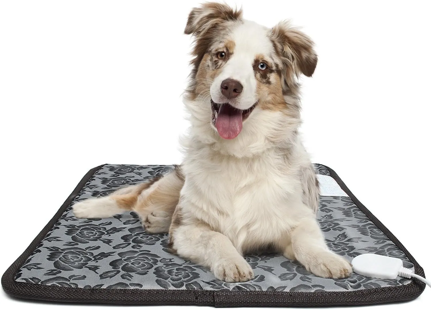 Alayna Pet Heating Pad Warm Pet Heat Pad Dogs Cats Electric Heated Pet Mat Big Small Animal Indoor Waterproof Adjustable Warming Heat Mat Dog Bed with Chew Resistant Steel Cord