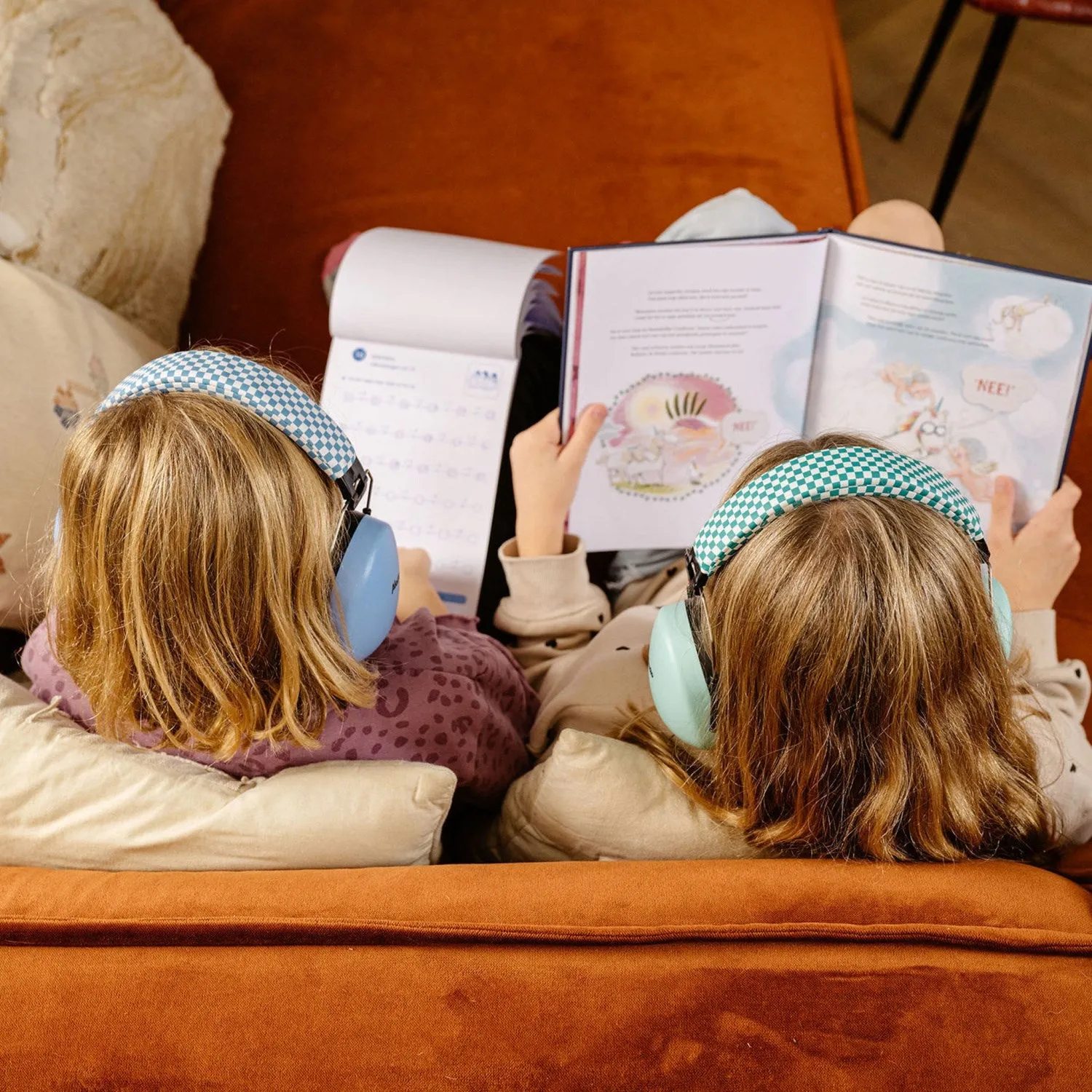 Alecto Green Earmuffs For Children