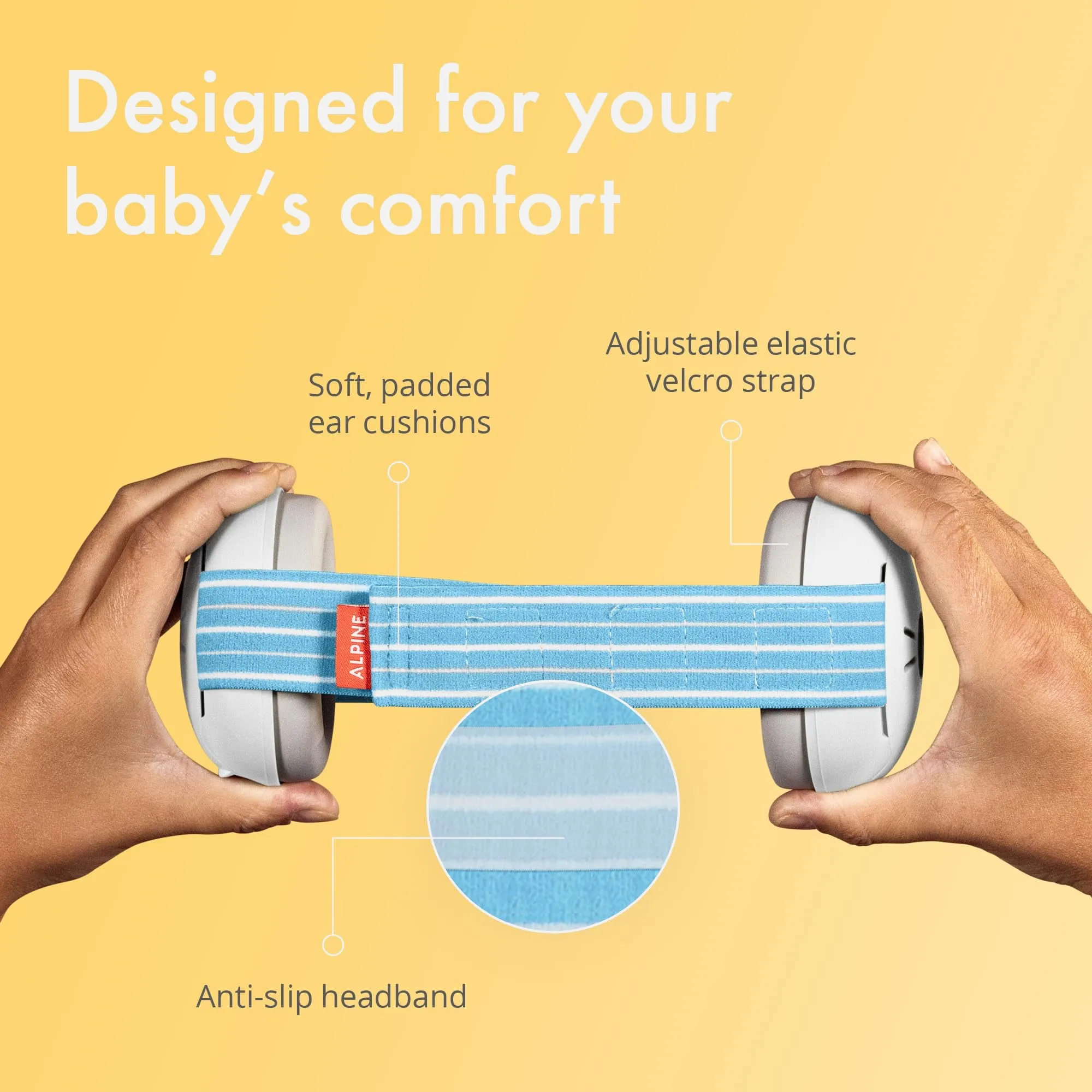Alpine Muffy Baby Earmuffs, Blue
