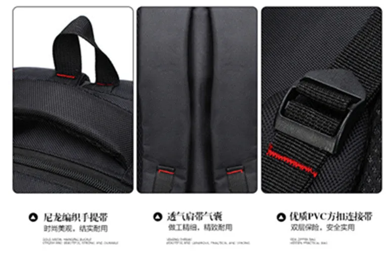 Anti-theft Business Bag Fashion Sport Travel Multifunctional Backpack for 15 Inch Laptop Unisex