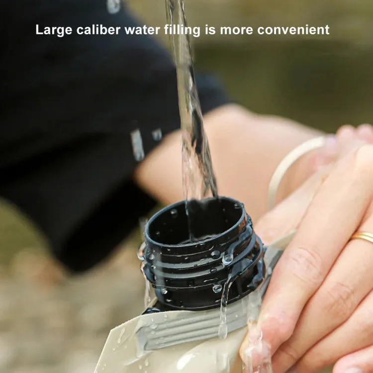 AOTU AT6667 Outdoor Large Capacity Water Bottle 9L Portable Folding Water Bottle Camping Car Drink Barrel(Army Green)