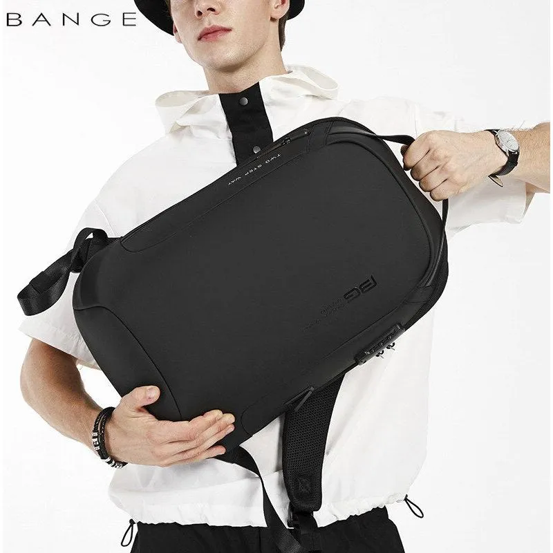BANGE Multifunction 15.6 inch Laptop Waterproof Travel Backpack Anti-thief