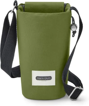 Black Blum Insulated Bottle Bag - Made with Recycled PET and BPA Free - Bottle Bag for On The Go