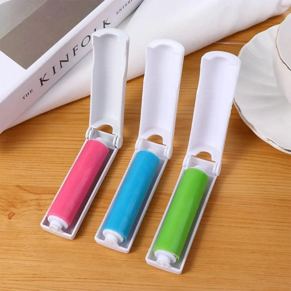 Blue Lint Roller, Reusable Foldable Portable Sticky Remover for Couch, Clothes Furniture and Carpet, Dog Hair Remover Cat Hair, Animal Hair, Fuzz Laundry