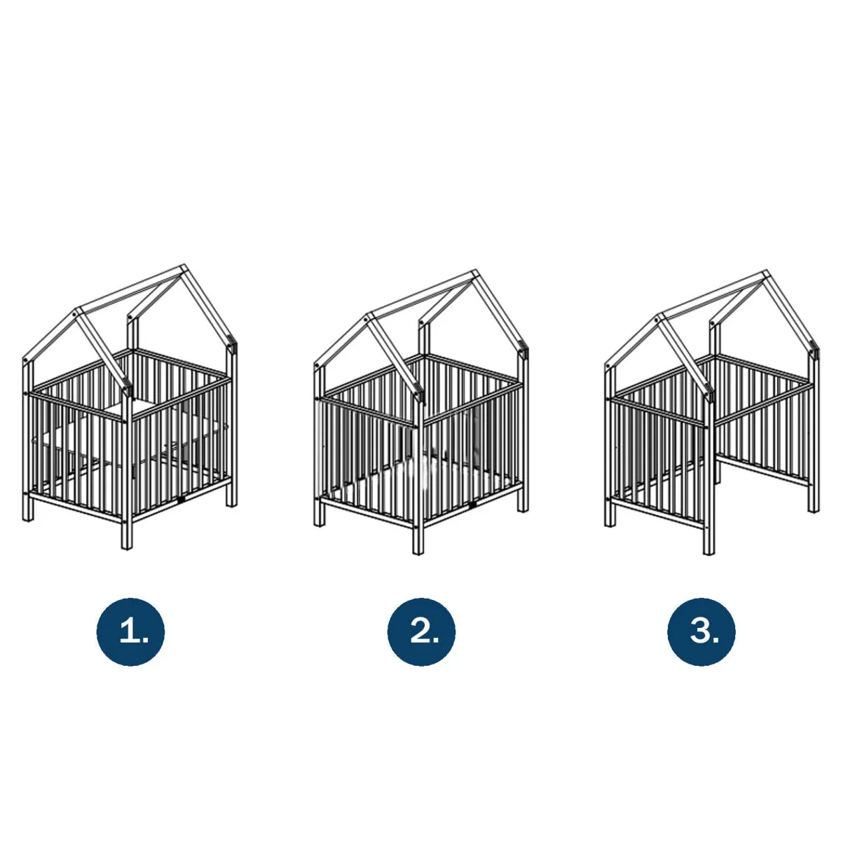 Bopita Playpen Home - White