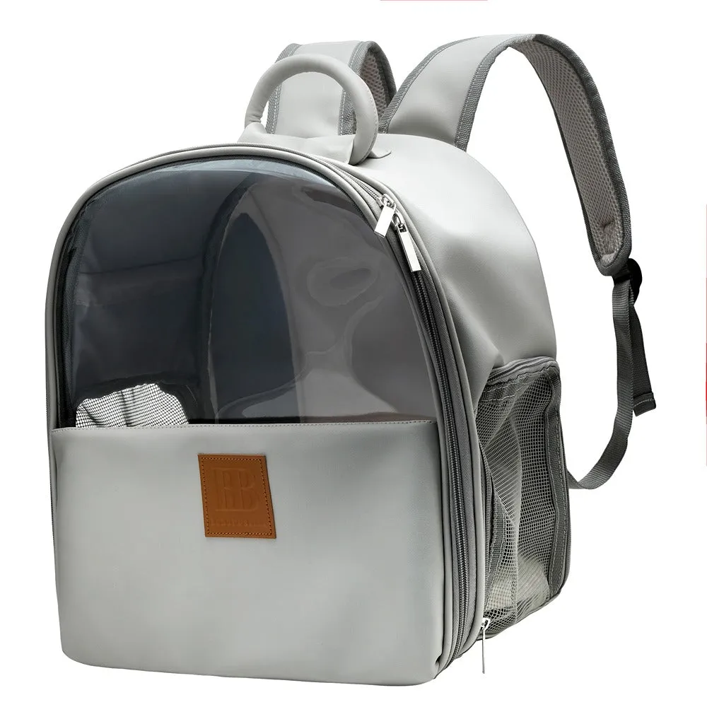 Buddy & Belle Cat Backpack Grey