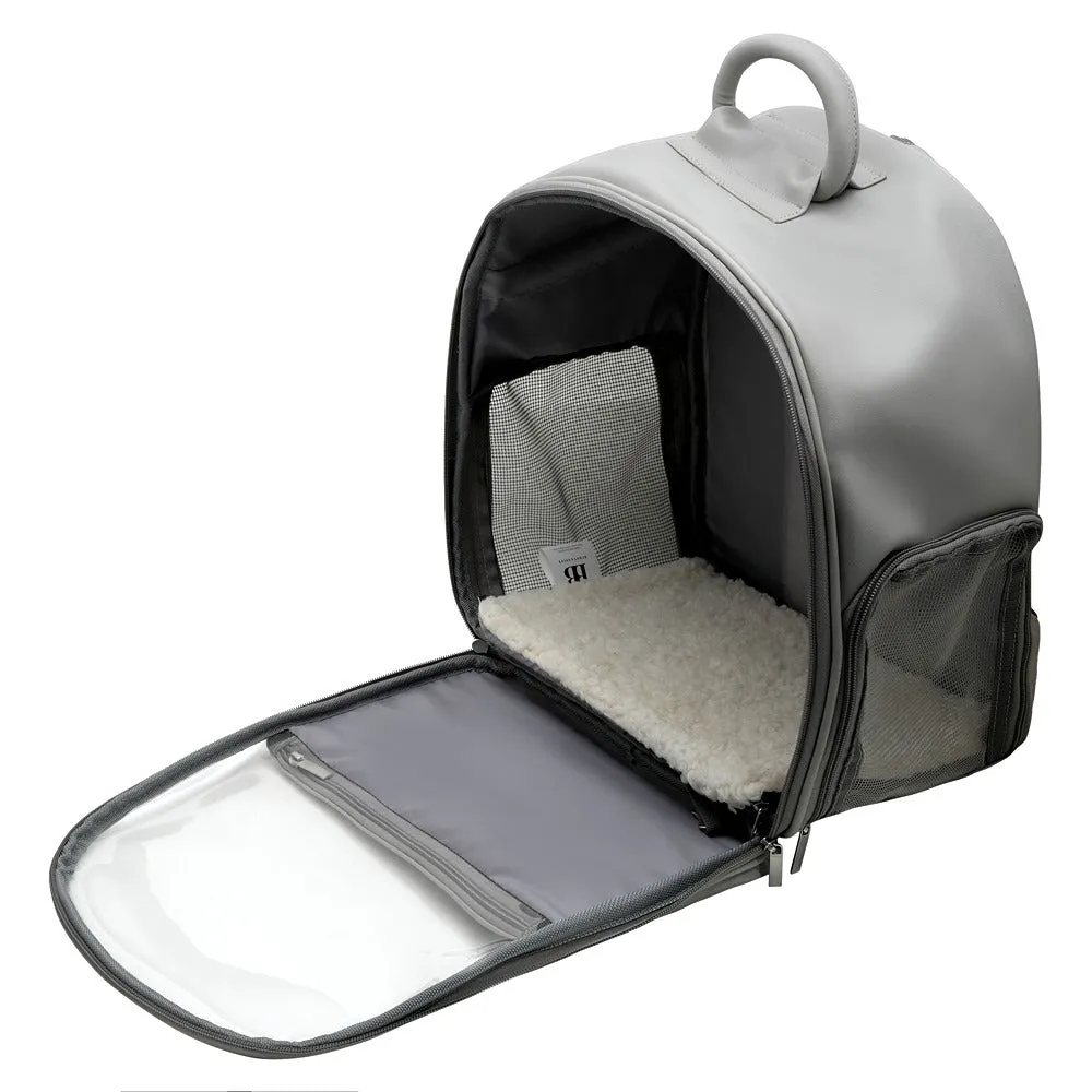 Buddy & Belle Cat Backpack Grey
