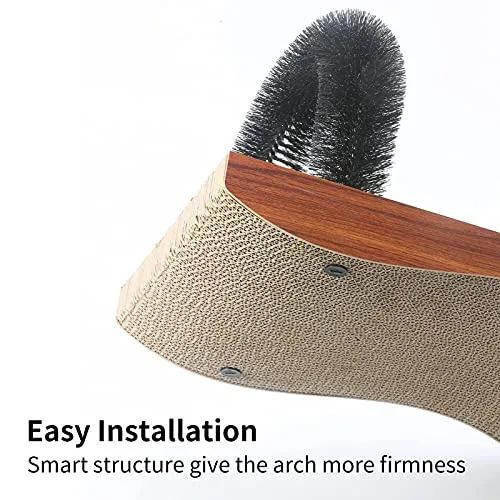 Cat brush, 2.0 version depilatory sheet with high quality scratching pad, scratching sheet with scratching board, cat back grooming, cat grooming tool with scratching pad