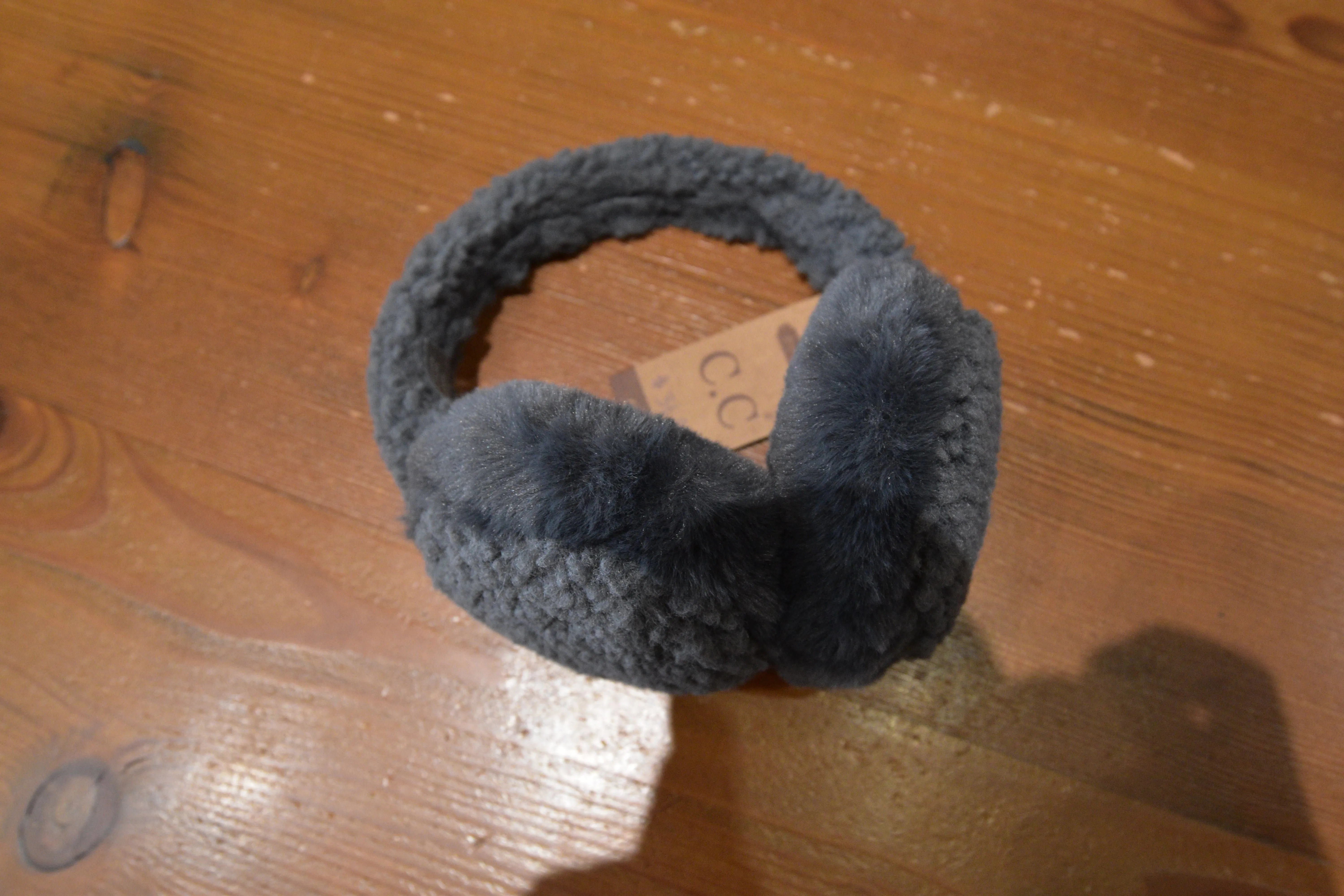 C.C Beanie - Faux Fur Sherpa Earmuffs