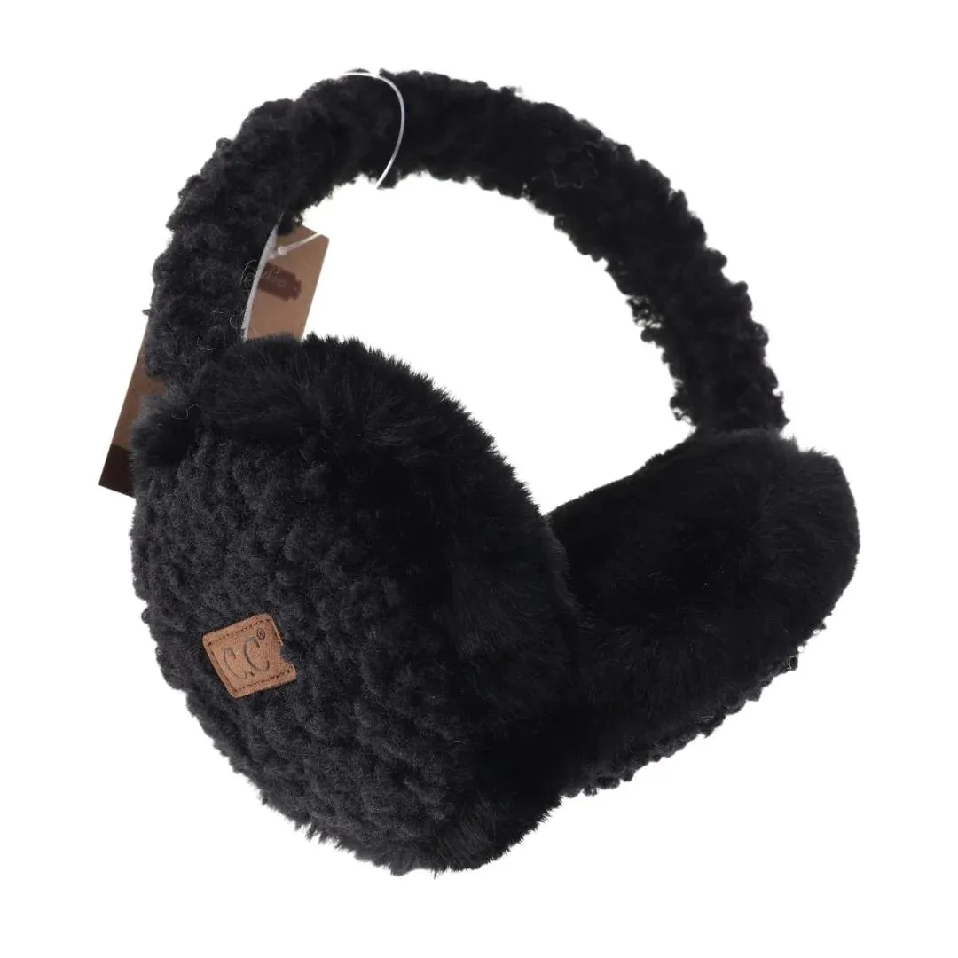 C.C Beanie - Faux Fur Sherpa Earmuffs