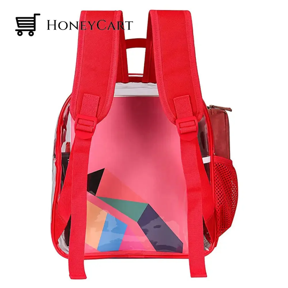 Clear Small Backpack Stadium Approved Water proof Transparent Backpack
