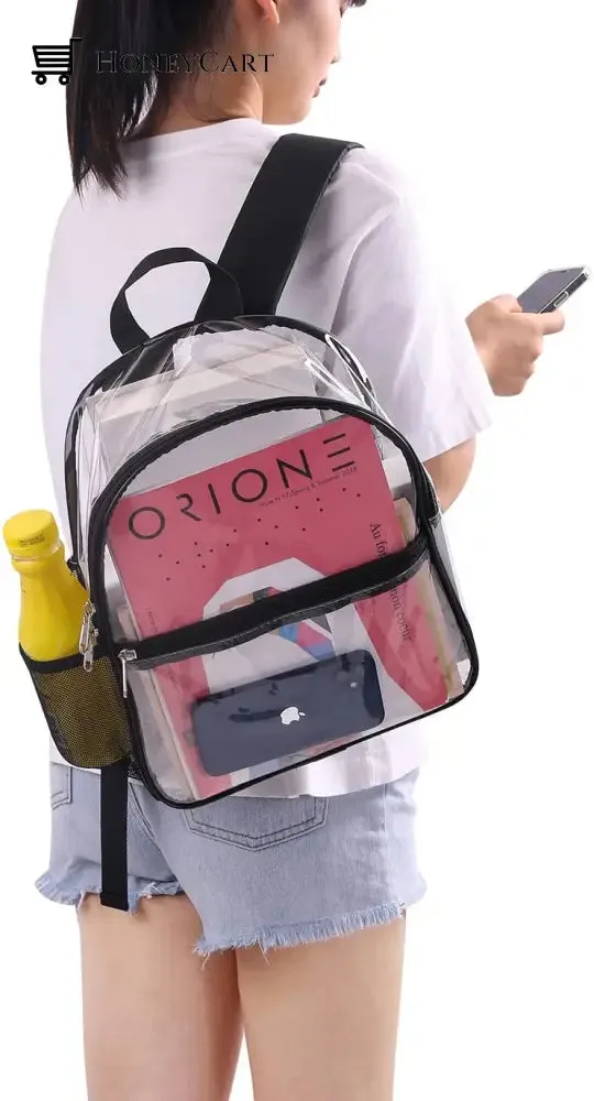 Clear Small Backpack Stadium Approved Water proof Transparent Backpack