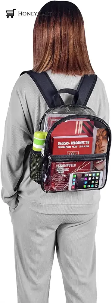 Clear Small Backpack Stadium Approved Water proof Transparent Backpack