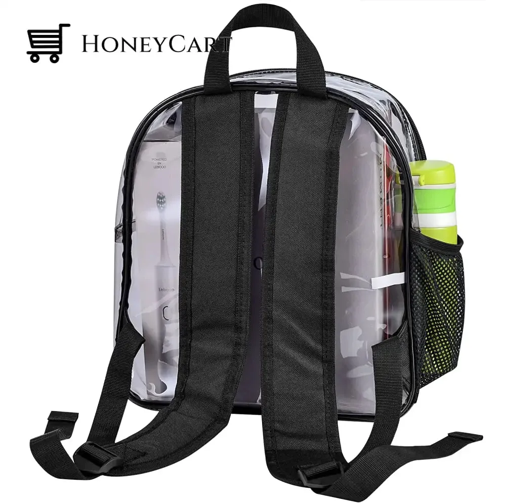 Clear Small Backpack Stadium Approved Water proof Transparent Backpack