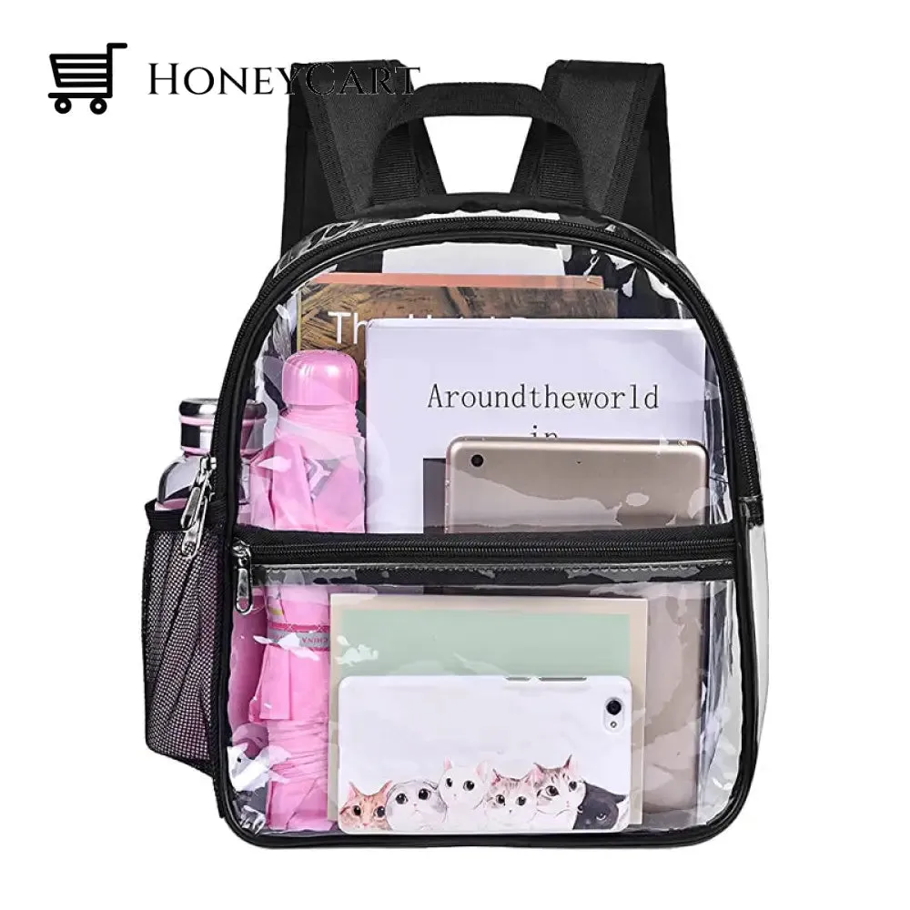 Clear Small Backpack Stadium Approved Water proof Transparent Backpack