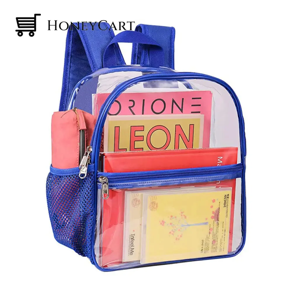 Clear Small Backpack Stadium Approved Water proof Transparent Backpack