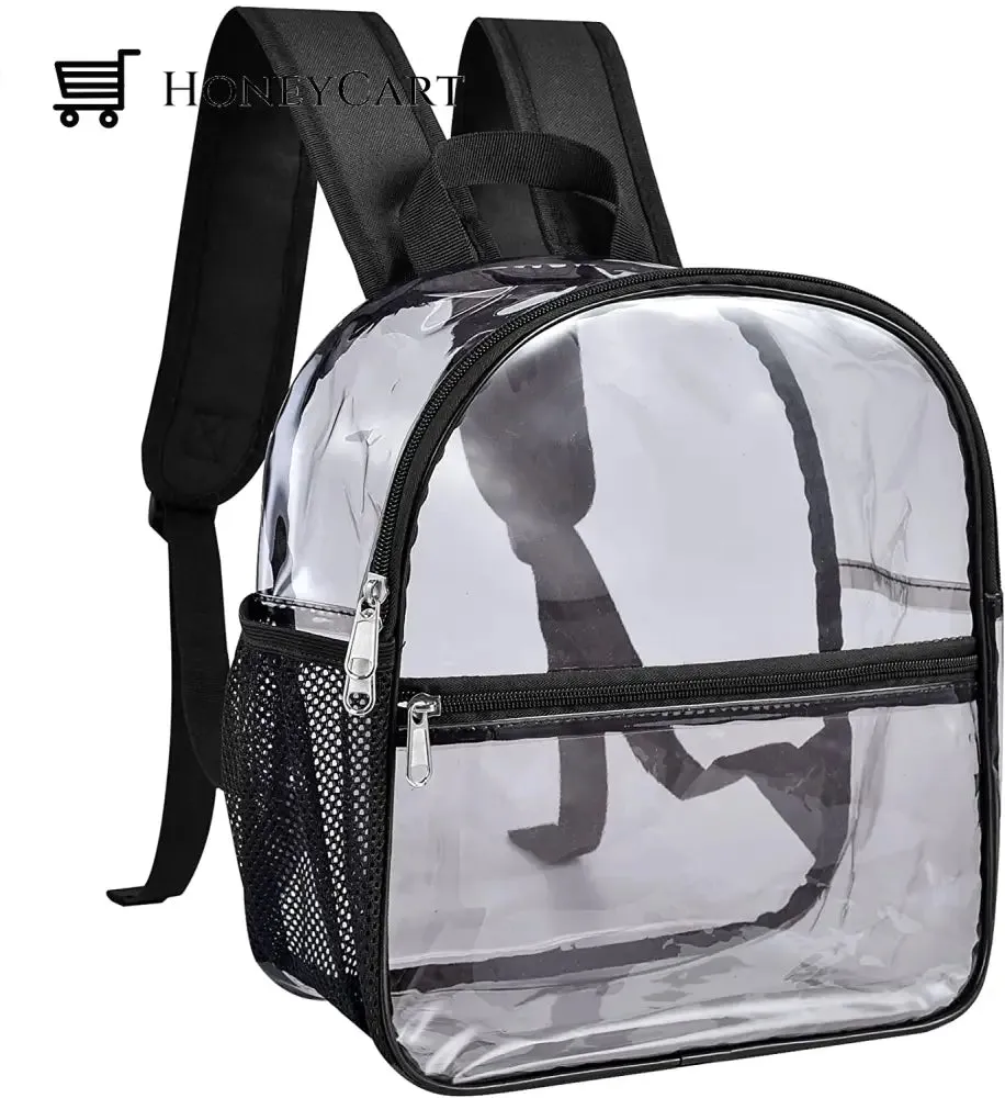 Clear Small Backpack Stadium Approved Water proof Transparent Backpack