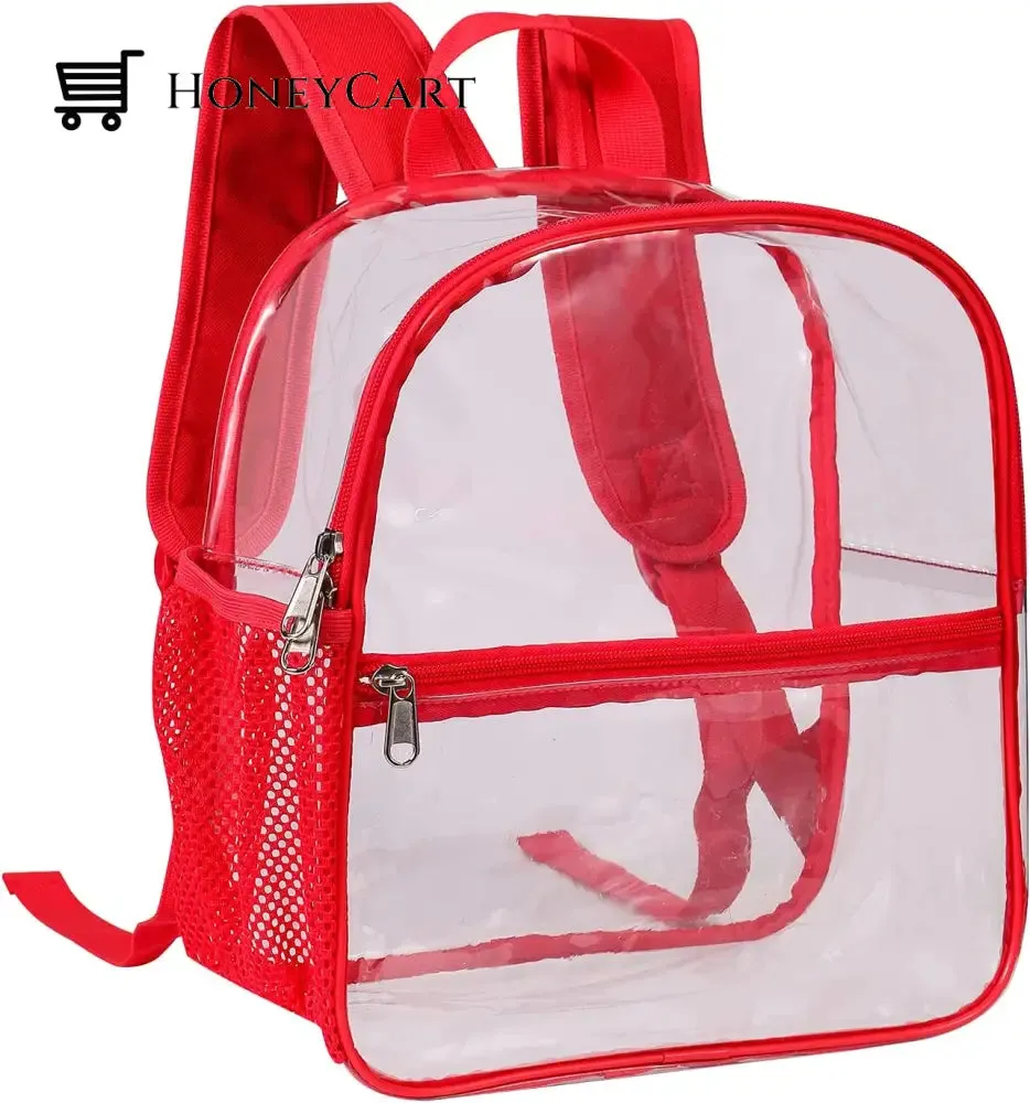 Clear Small Backpack Stadium Approved Water proof Transparent Backpack