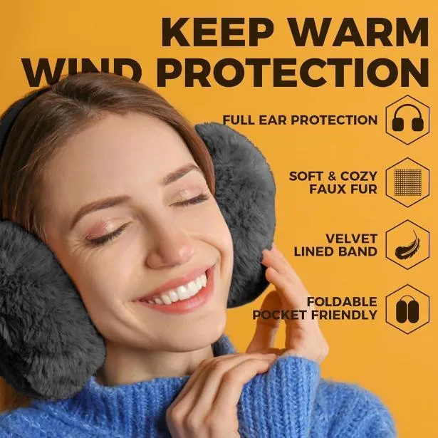 Cold Weather Fluffy Ear Warmers Headband