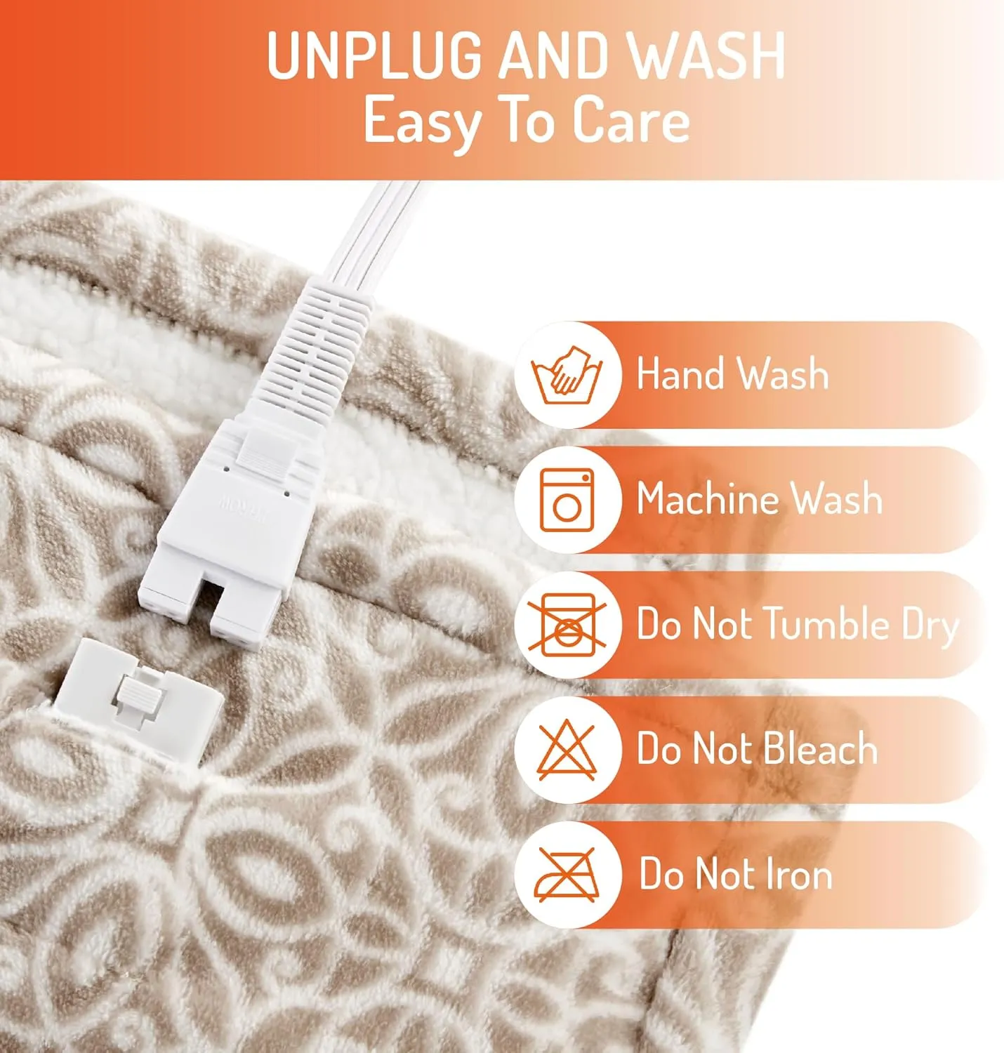 Degrees of Comfort Heated Sherpa Wrap Shawl, Cozy Winter Electric Blanket Throw, Christmas Gift Snuggie for Grandma Mom Women, Washable, Auto Shut-Off, Reversible 50 x 64 Inch, Grey Lattice