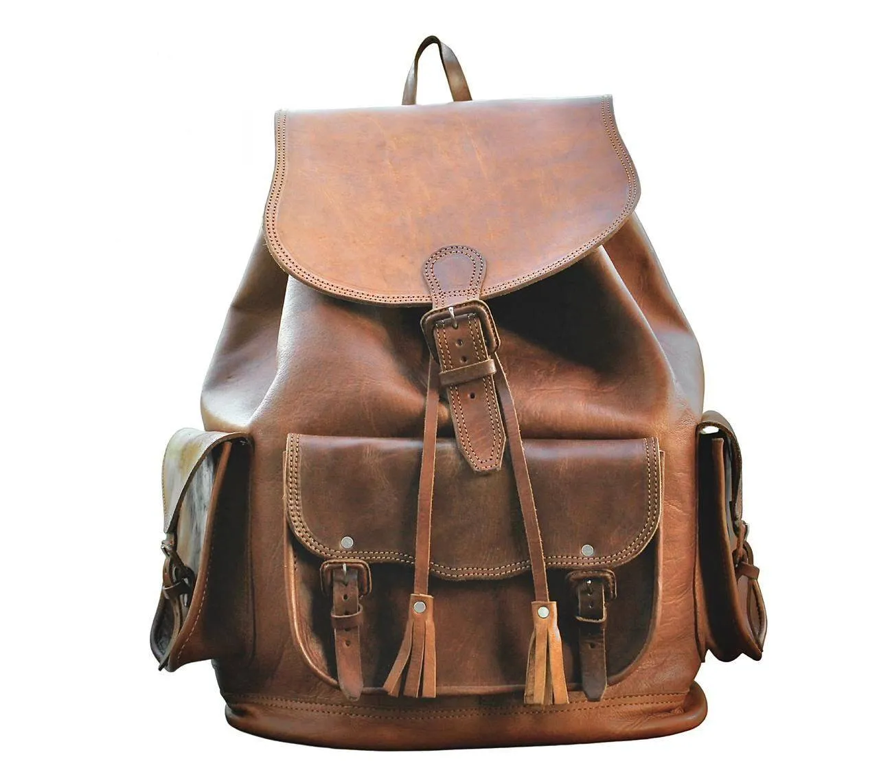 DeSoto Large Multi-Purpose Leather Backpack