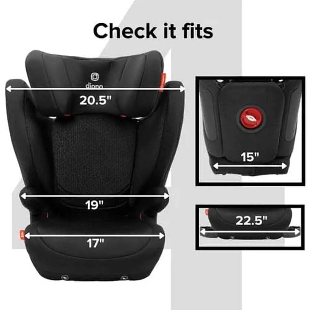 Diono Monterey 4DXT Latch 2-in-1 High Back Booster Car Seat