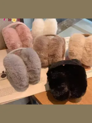 Earmuffs Soft Puffy Furry Comfortable  6 Colors Women's    RTEM