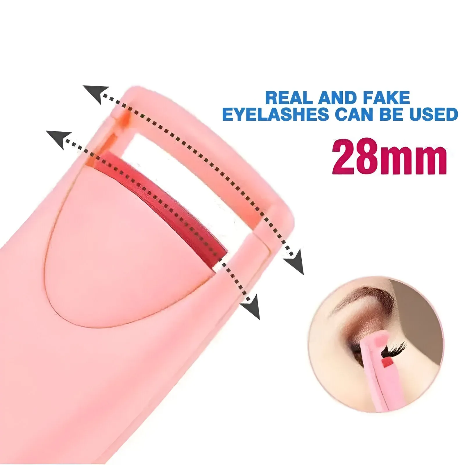 Electric Heated Eyelash Curler Device