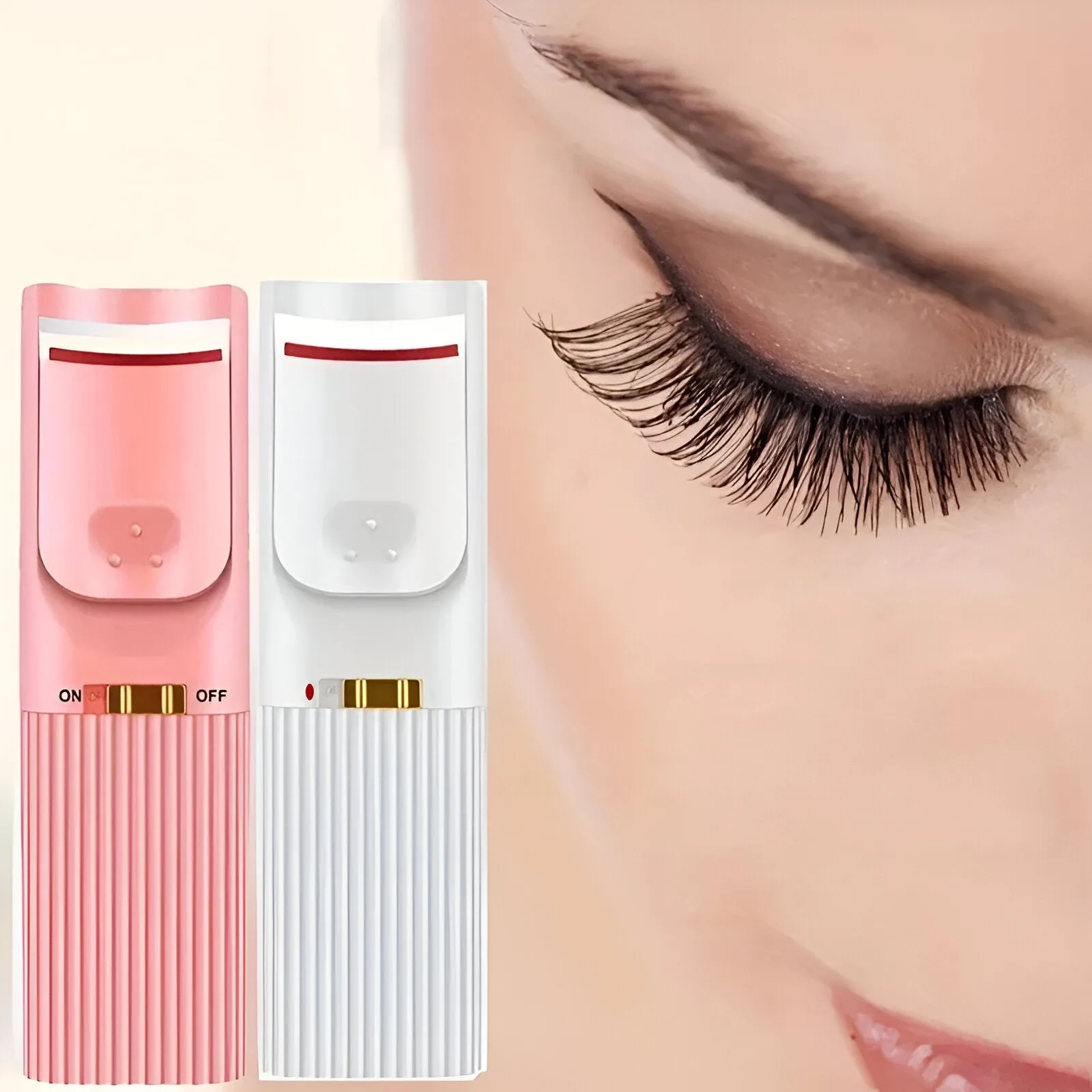 Electric Heated Eyelash Curler Device