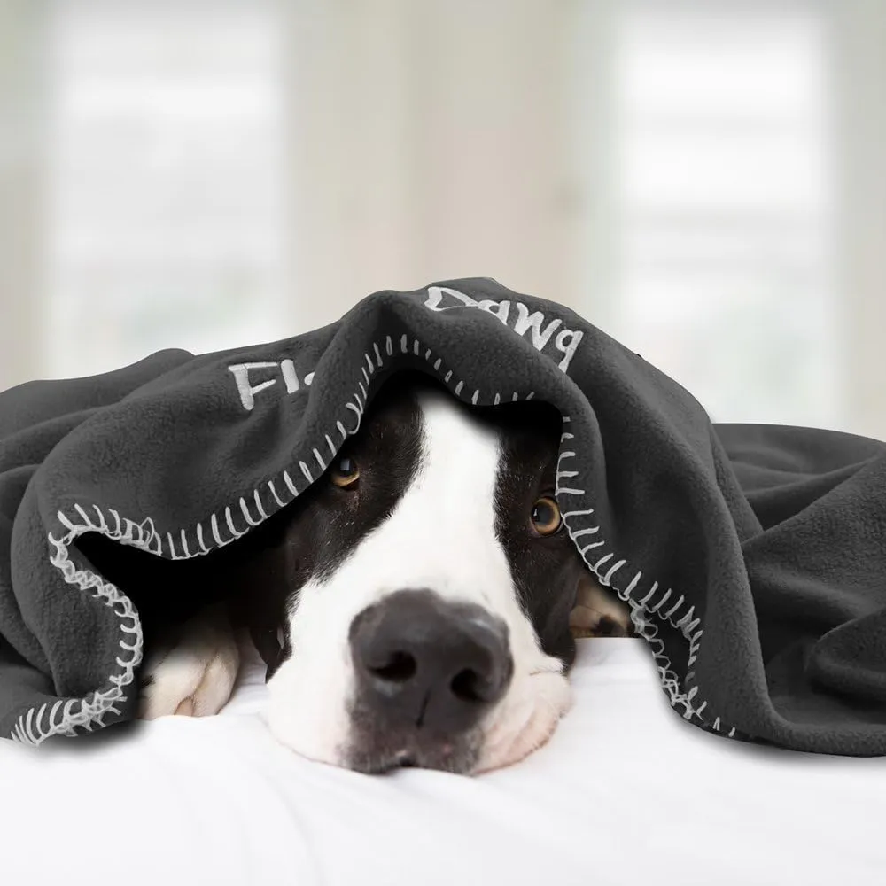 Floppy Dawg Crate Cover. Fits 42 Inch Dog Crates or Smaller. Easy to Put On, Take Off, and Adjust. Doubles as a Comfy Blanket. Slate Gray Lightweight and Breathable Polar Fleece