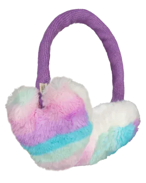 Girls Hearty Earmuffs in Orchid