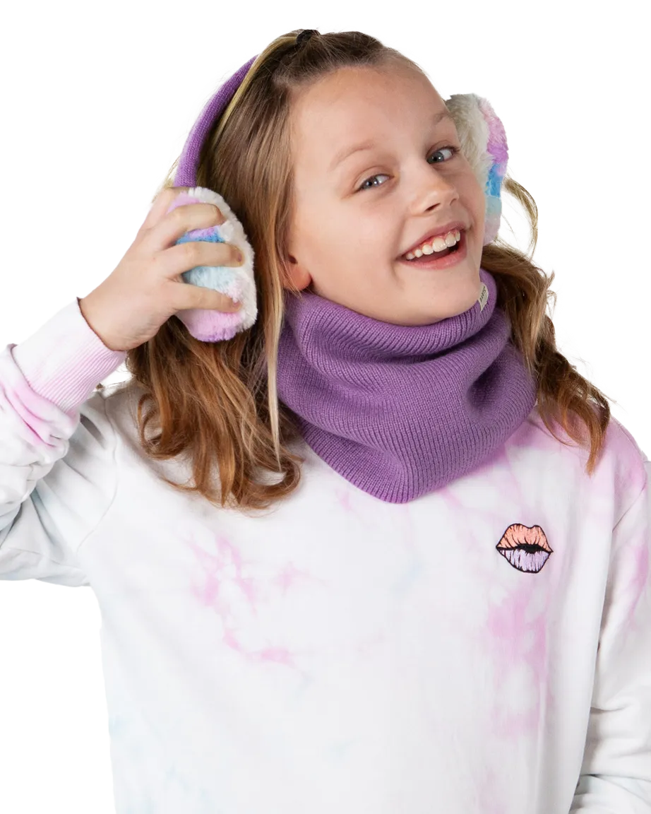 Girls Hearty Earmuffs in Orchid