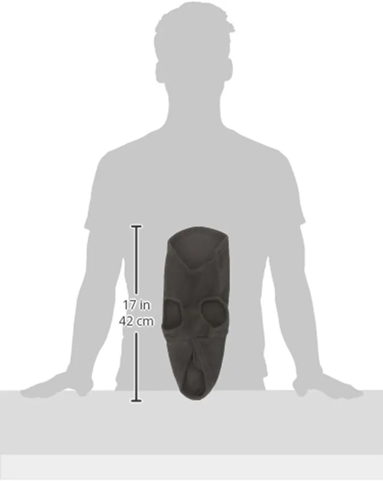 Gooby - Fleece Vest Hoodie, Small Dog Pull Over Hooded Fleece Jacket with Leash Ring, Black, Small