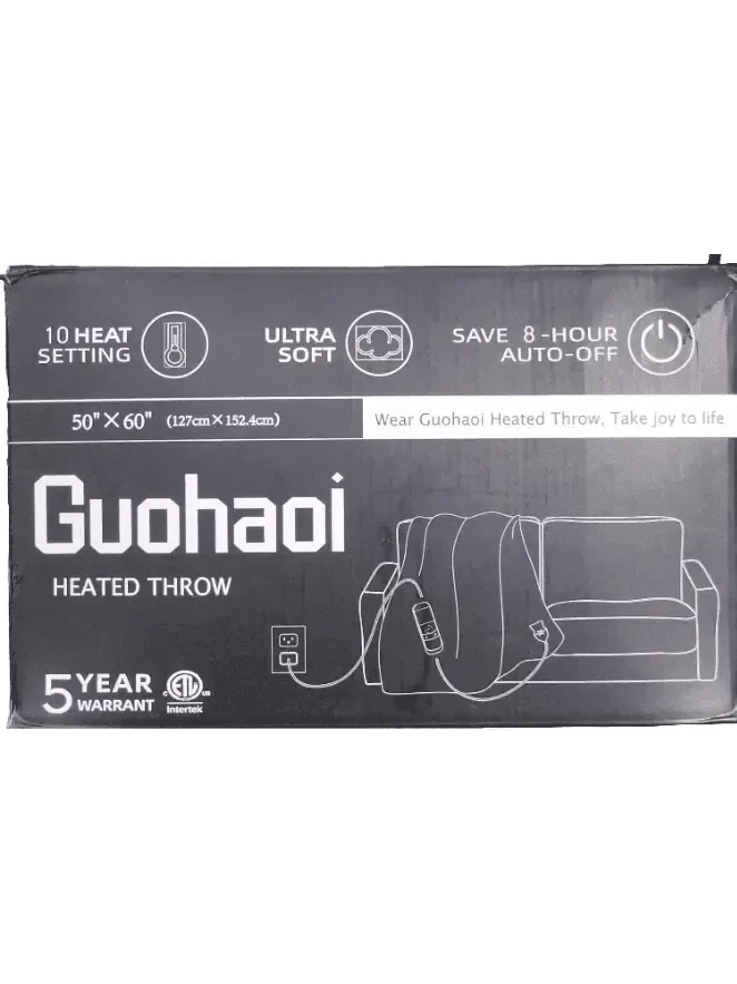 Heated Blanket Electric Throw,10 Heating Levels Fast ,1/2/3/4 Hour Auto Off