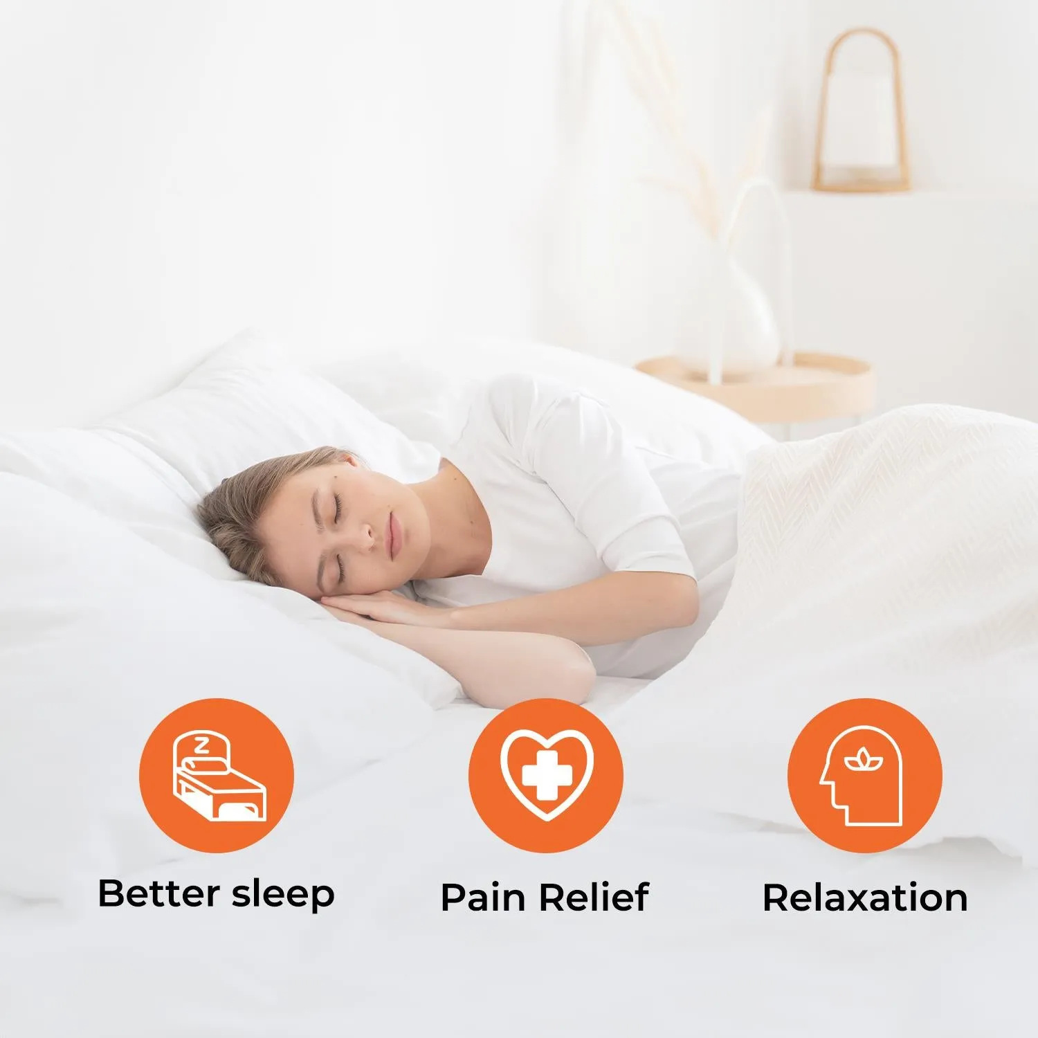 King-Sized Electric Heated Blanket With Three Heat Settings
