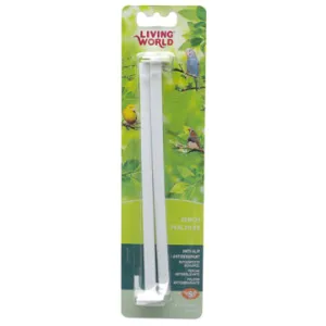 Living World Plastic Cage Perches - 20 cm L x 9.5 mm - 2 pack