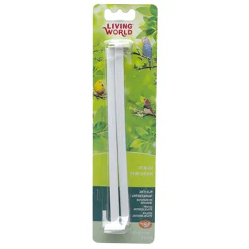 Living World Plastic Cage Perches - 20 cm L x 9.5 mm - 2 pack