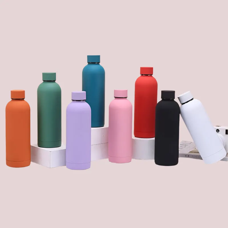 Matte Water Bottle - White