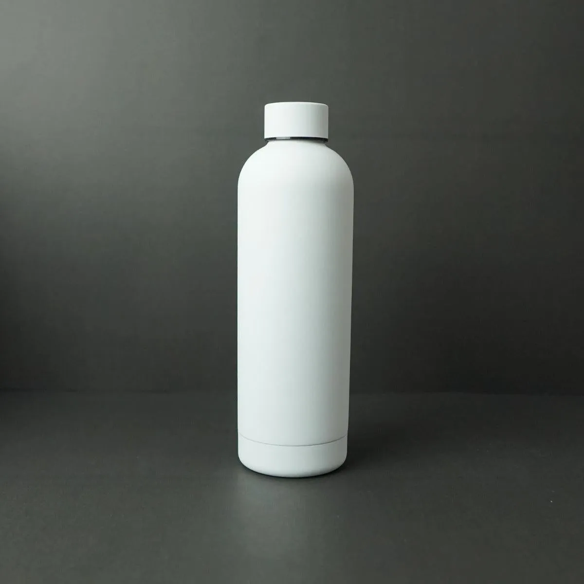 Matte Water Bottle - White