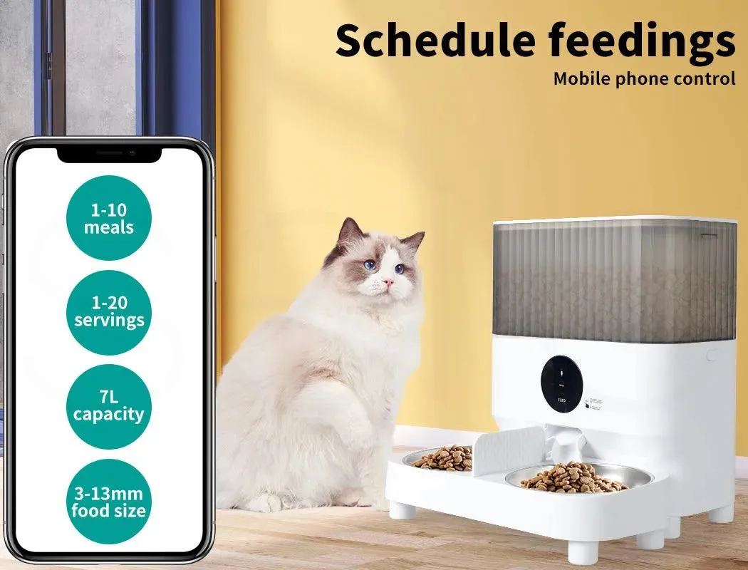 PaWz 7L Automatic Pet Feeder (Voice Only)
