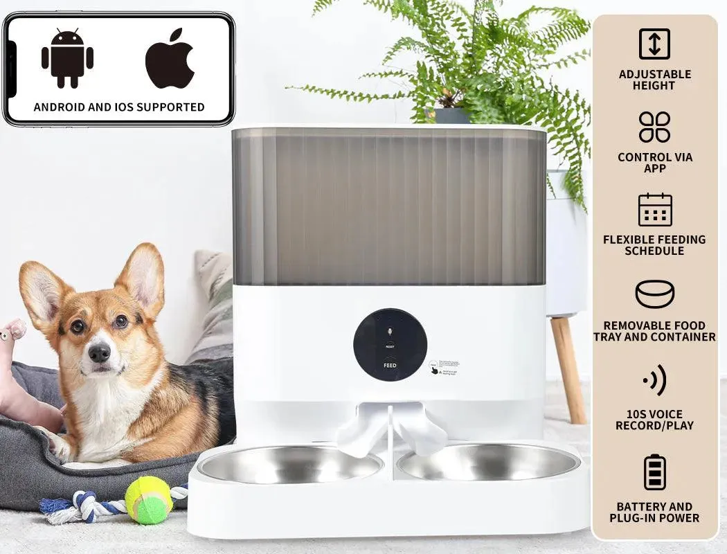 PaWz 7L Automatic Pet Feeder (Voice Only)