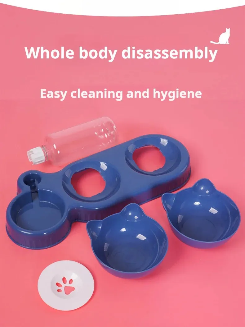Pet Bowls With Auto Water Feeder