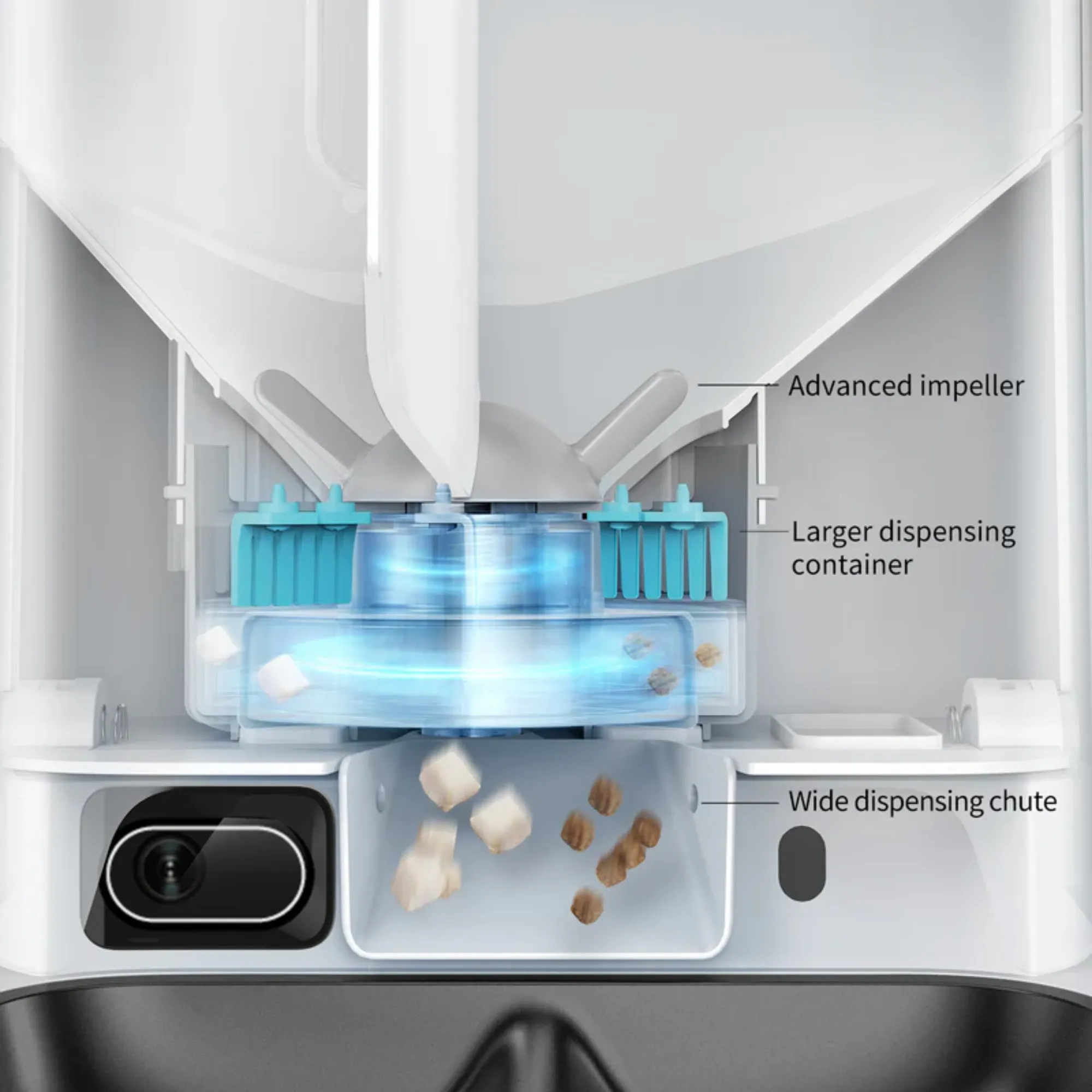 PETKIT YumShare Dual-Hopper Smart Pet Feeder With Camera 5L