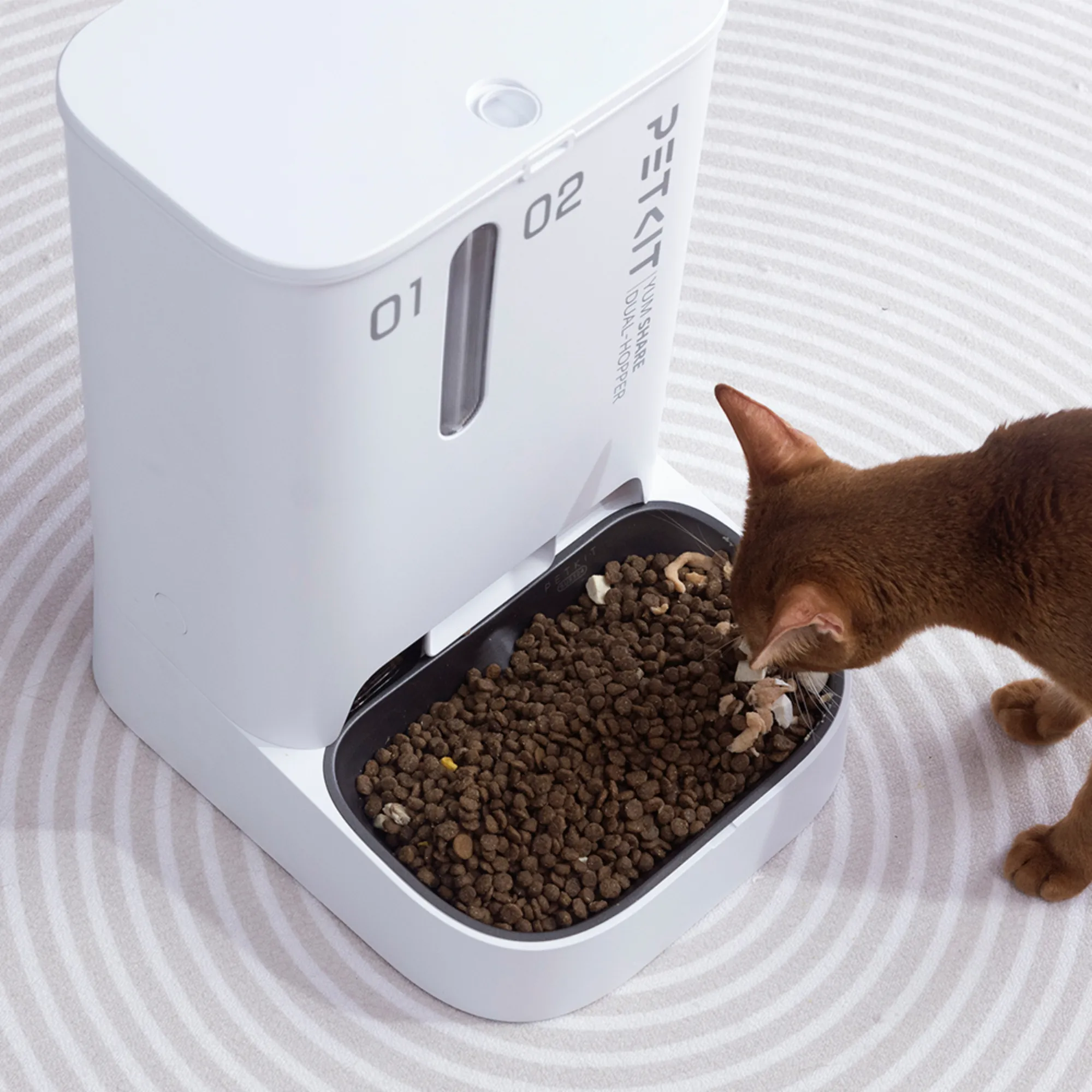 PETKIT YumShare Dual-Hopper Smart Pet Feeder With Camera 5L