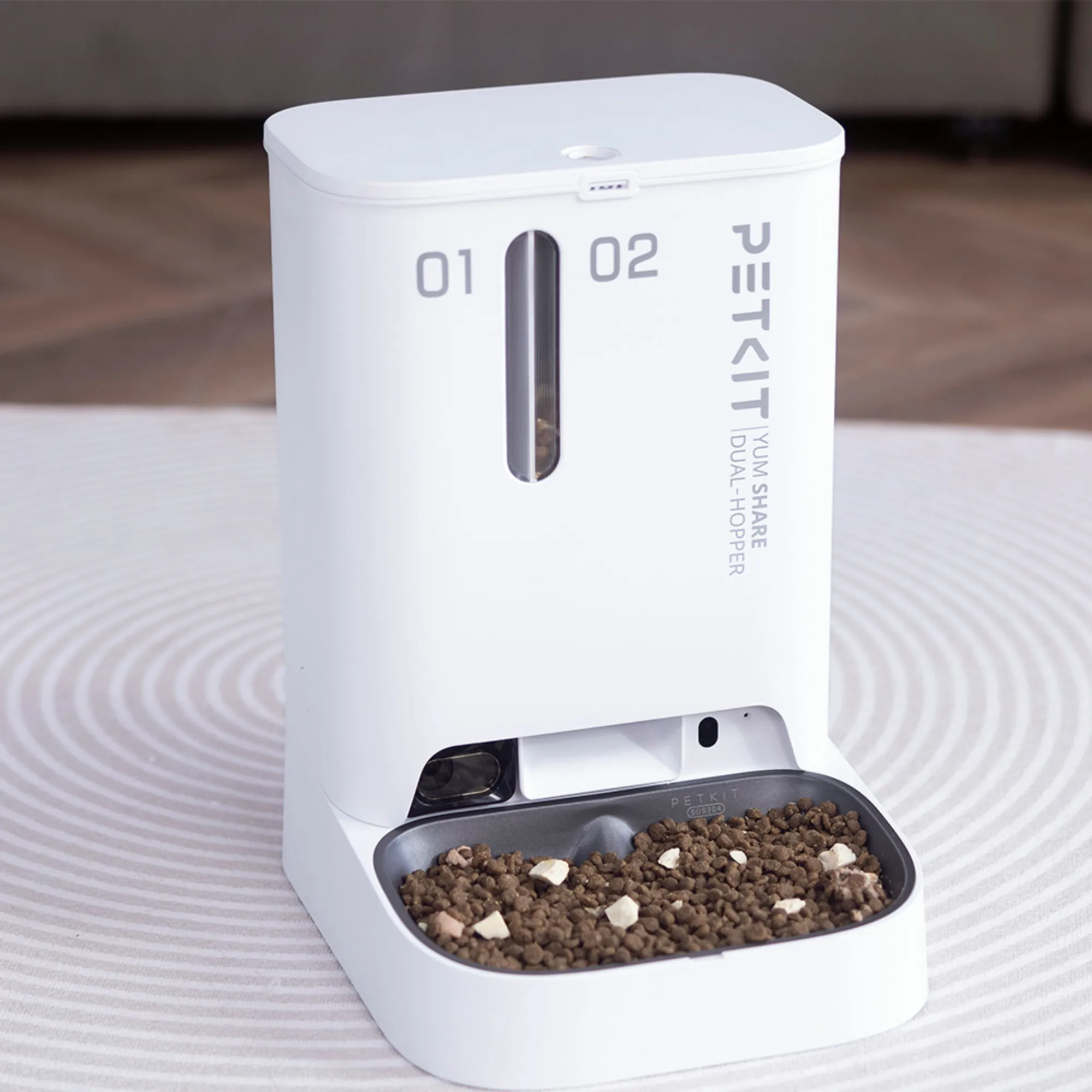 PETKIT YumShare Dual-Hopper Smart Pet Feeder With Camera 5L